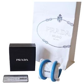 Prada Boucles d'oreilles Bleu