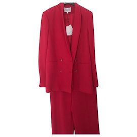 Claudie Pierlot Raspberry Pantsuit Cotton Pink Pink