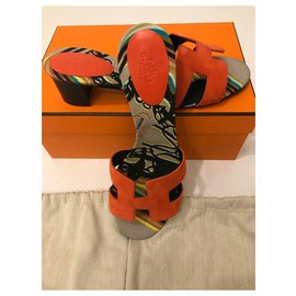 Hermès-HERMÈS: Sandals / Mules "OASIS" model Size 40-Multiple colors