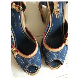 Louis Vuitton-Louis Vuitton sandals-Blue