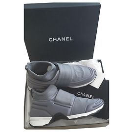 Chanel Tênis Cinza antracite