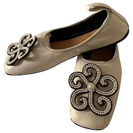 Loewe Pisos de piel marfil Blanco