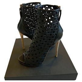 Botines Giuseppe Zanotti de piel negra Negro