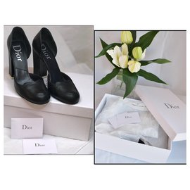 Dior-Dior heels with box-Black