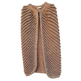 cape en maille cachemire Chloé fall 2010 taille XS Marron