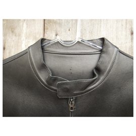 Nicole Fahri-leather harrigton by Nicole Fahri, taille 46 UK (56 US)-Black