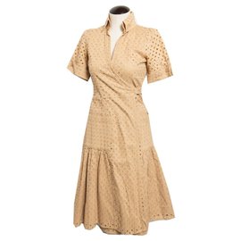 Diane Von Furstenberg-DvF Vintage Bellette Kleid-Karamell