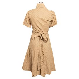 Diane Von Furstenberg-DvF Vintage Bellette Kleid-Karamell