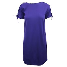 Moschino Cheap And Chic Robe décontractée violette à manches courtes Violet