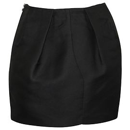 3.1 Phillip Lim Steifer Minirock in Schwarz Schwarz