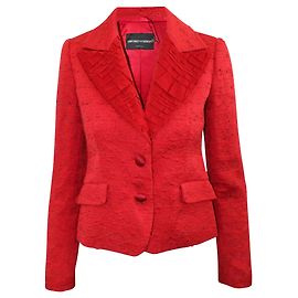 Emporio Armani chaqueta roja Roja
