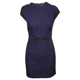 Calvin Klein Lila Tweed-Kleid Lila