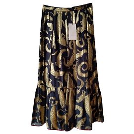 Jupe Gucci en soie noire Noir