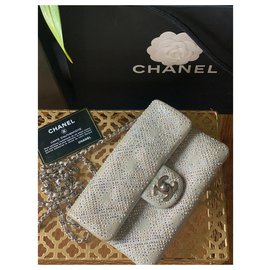 Chanel-Chanel Mini-Umhängetasche-Beige