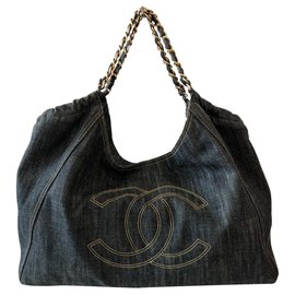 Chanel Coco Cabas Blu chiaro