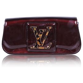 Louis Vuitton Pochette Vernis Sobe Bordeaux Rouge Bordeaux