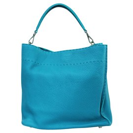 Fendi-Sac seau Anna Selleria turquoise-Autre