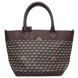 Fauré Le Page Handgepäck Toile Ecailles Tasche Rot Bordeaux