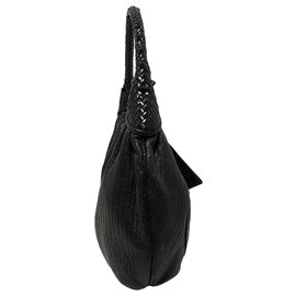 Fendi-Fendi Black Spy Leather Handbag-Black