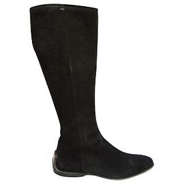 Bottes Gucci en daim noir 38 IT Noir