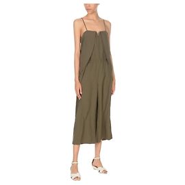 Halston Heritage Jumpsuits Green Khaki