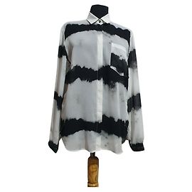 Autre Marque Rich & Royal Top Shirt Black White Multicolore Black White Multiple colors