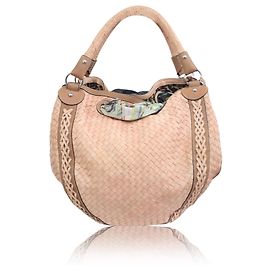 Karen Millen Tote tecido Rosa Pescaria