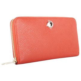 Furla Cartera de cuero roja Roja