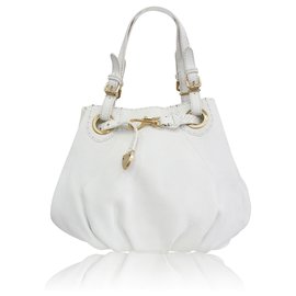 Fendi-Sac seau à ceinture Selleria blanc-Blanc