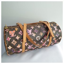 Louis Vuitton-mariposa 30 Acuarela Acuarela-Multicolor