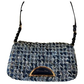 Christian Dior-Handbags-Navy blue