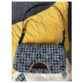 Christian Dior-Handbags-Navy blue