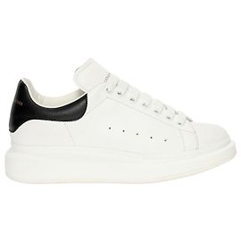 Alexander McQueen Baskets Larry en cuir blanc Blanc