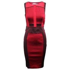 Karen Millen Rotes elegantes Kleid Rot