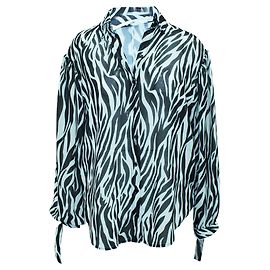 Robert Rodriguez Zebra Print Shirt Other