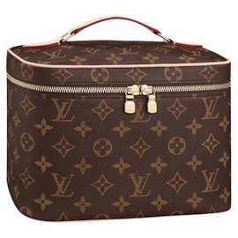 LOUIS VUITTON - NICE BB MONOGRAM CANVAS CASE Marrom