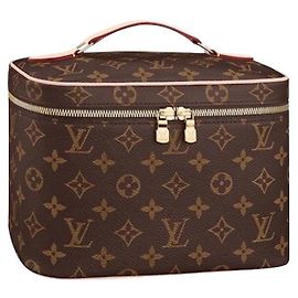 LOUIS VUITTON - NICE BB MONOGRAM CANVAS VANITY CASE Marron