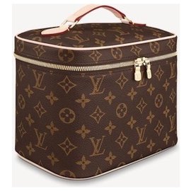 Louis Vuitton-LOUIS VUITTON - NICE CUSTODIA IN TELA MONOGRAM BB-Marrone