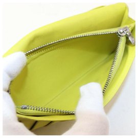 Louis Vuitton-Yellow Damier Infini Leather Brazza Long Flap Wallet-Other