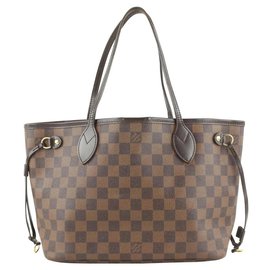 Louis Vuitton-Small Damier Ebene Neverfull PM Tote Bag-Other