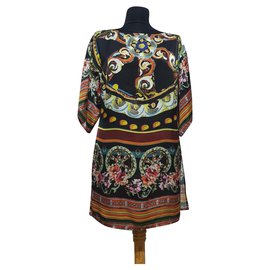Autre Marque PIU & PIU Tunic Top Multicolore Polyester Multiple colors