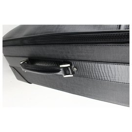 Fendi-Black Monogram FF Zucca Rolling Luggage Trolley-Other