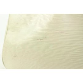 Louis Vuitton-White Epi Leather Passy PM Bag-Other