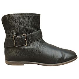 Bally Desia leather ankle boots black 38 Black