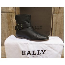 Bally-bottines Bally p 38-Noir