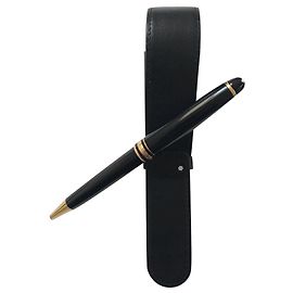 Penna a sfera Montblanc Meisterstuck nera e oro Nero