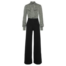 Diane Von Furstenberg Overalls Schwarz Mehrfarben