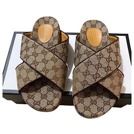 Gucci Men Sandals Brown
