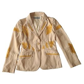 Giacca blazer decorata Issey Miyake Beige