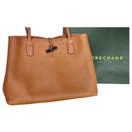 Bolsa Roseau Longchamp Caramelo